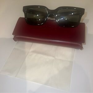 Gucci Men Sunglasses Black Grey Square GG1732SK 001 BRAND NEW 55 20 145